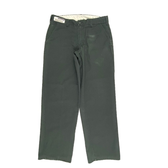 GK Services Straight Leg Men's size 34x32 Dark Wash Gray Chino Pants - Picture 1 of 3